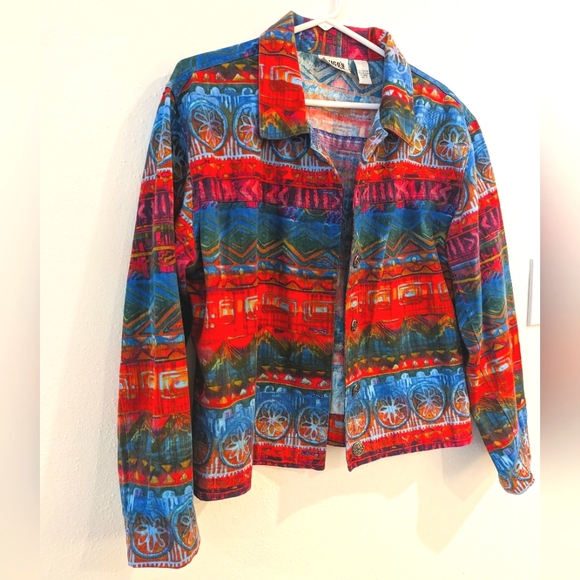 Chico's Colorful Jacket - Picture 2 of 7